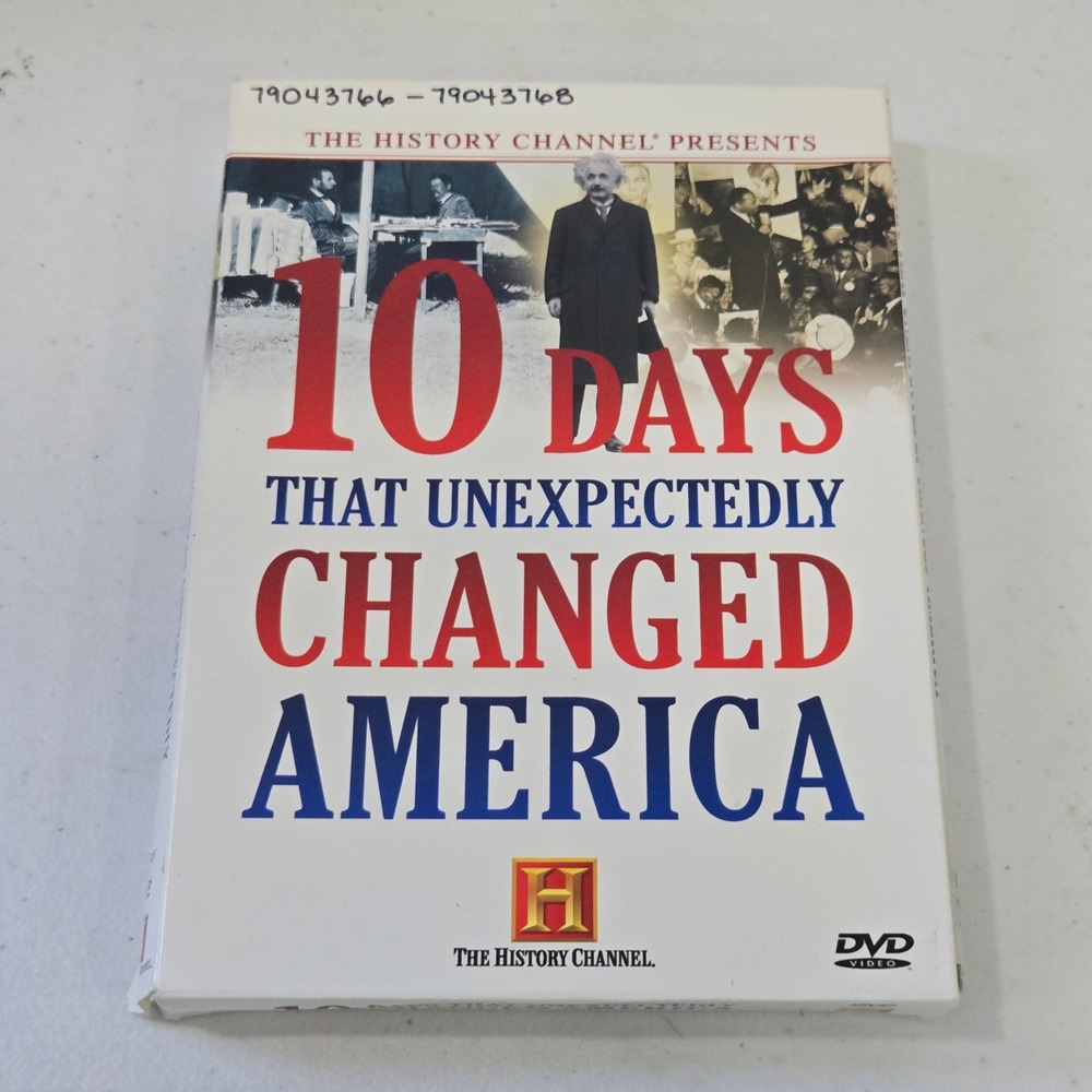 History Channel 10 Days That Unexpectedly Changed America 3-Disc DVD Set Box Set